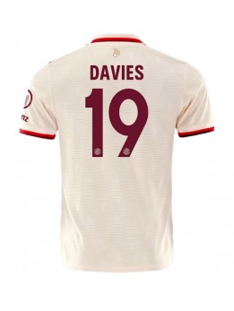 Billige Bayern Munich Alphonso Davies #19 Tredjedrakt 2024-25 Kortermet